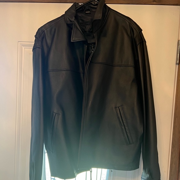 Bay Leather Jacket Saint John's Bay Jacket Vintage Johns Bay